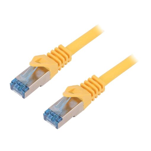 Câble réseau RJ45 mâle S-FTP Cat 6a jaune ADNAuto - 1,5 m