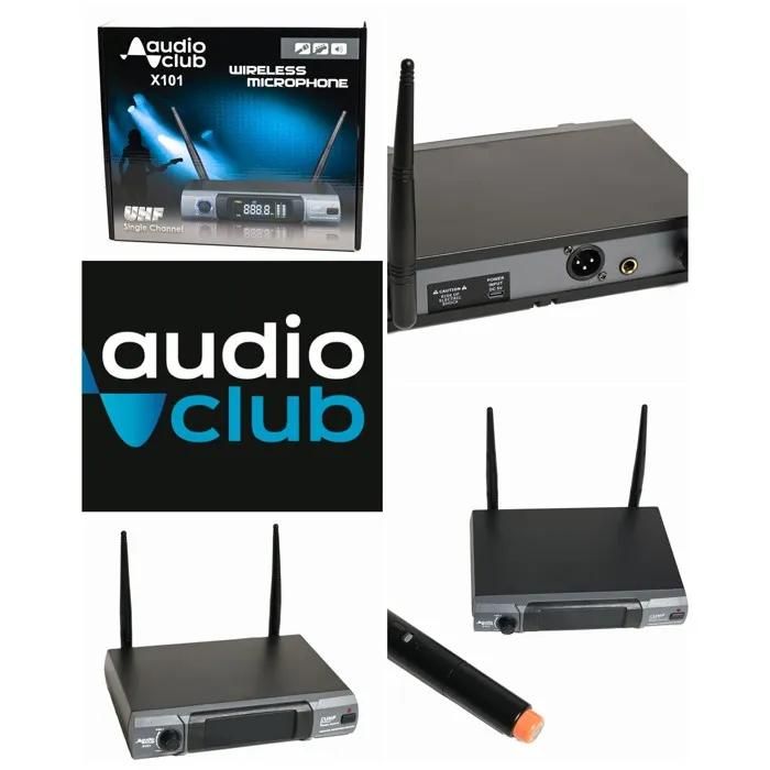Audio Club X101 Wireless Microphone - 16 Channels - UHF 679-694 MHz