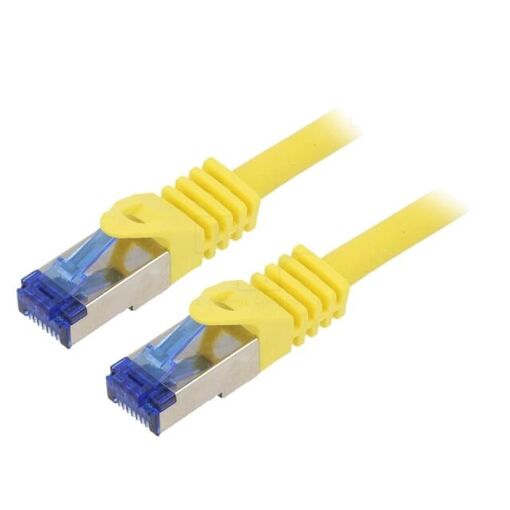 ADNAuto RJ45 Cat 6a Network Cable - Yellow, 1m