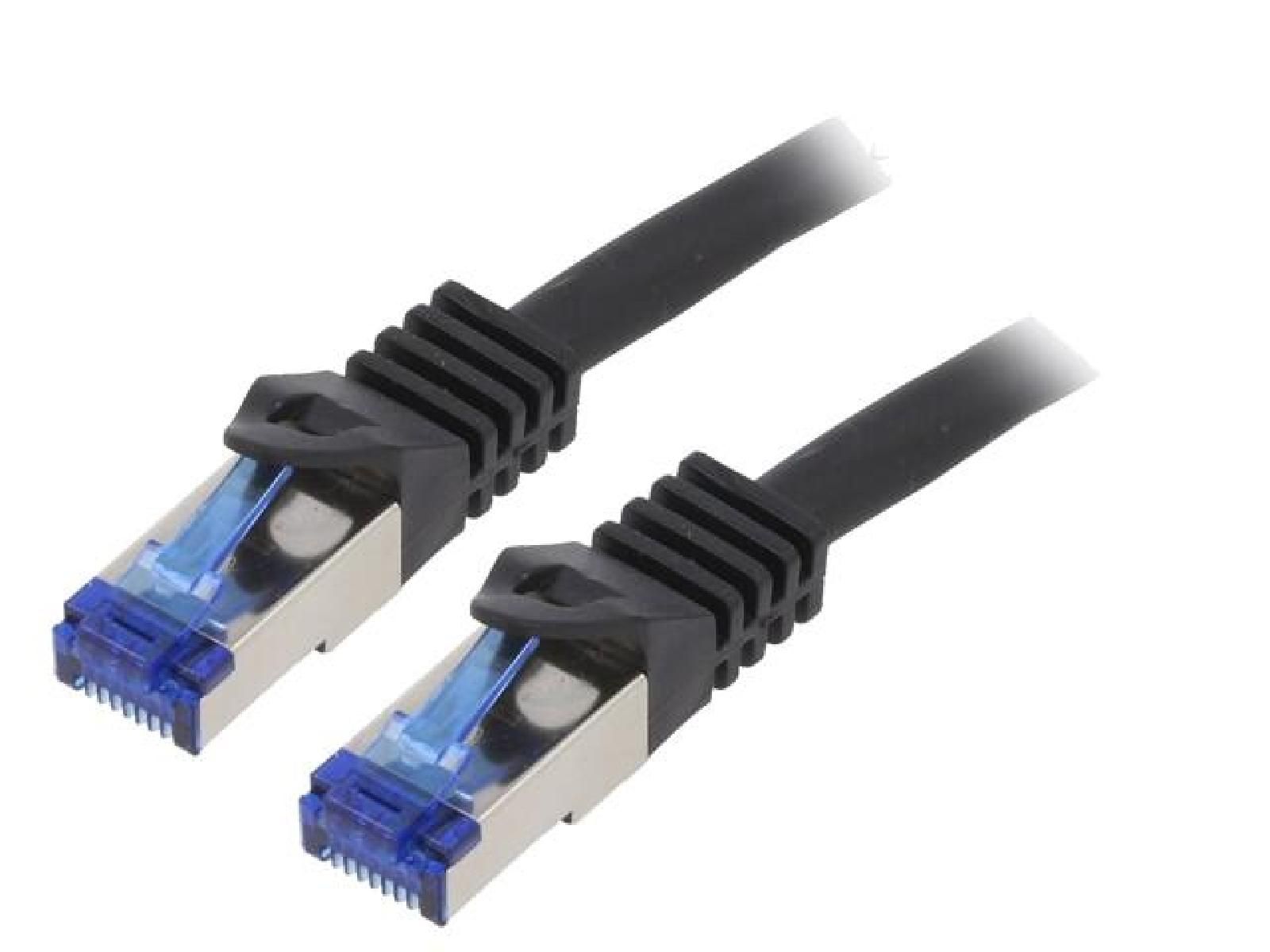 ADNAuto Network Cable RJ45 S-FTP Cat 6a Black - 1.5m