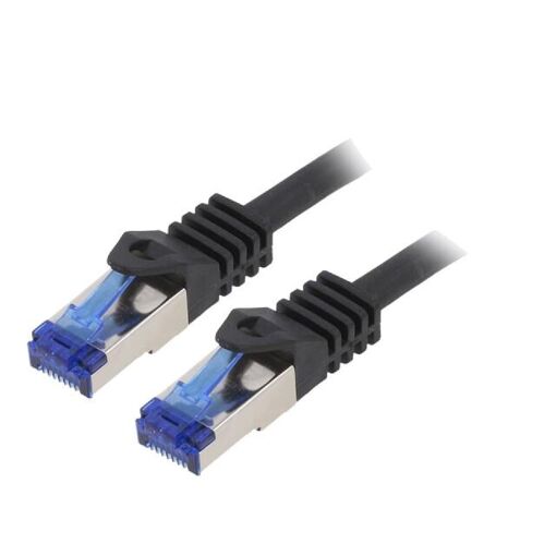 ADNAuto Network Cable RJ45 Male S-FTP Cat 6a Black - 3m