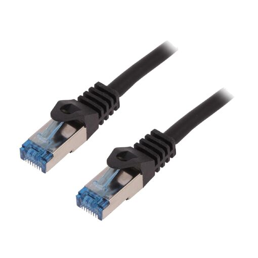 ADNAuto Network Cable RJ45 Male S-FTP Cat 6a Black - 3m