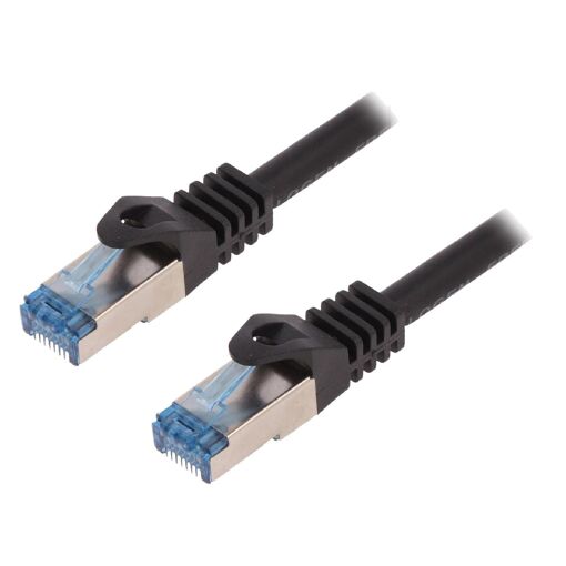 Cable de red ADNAuto S-FTP Cat 6a negro - 10 m