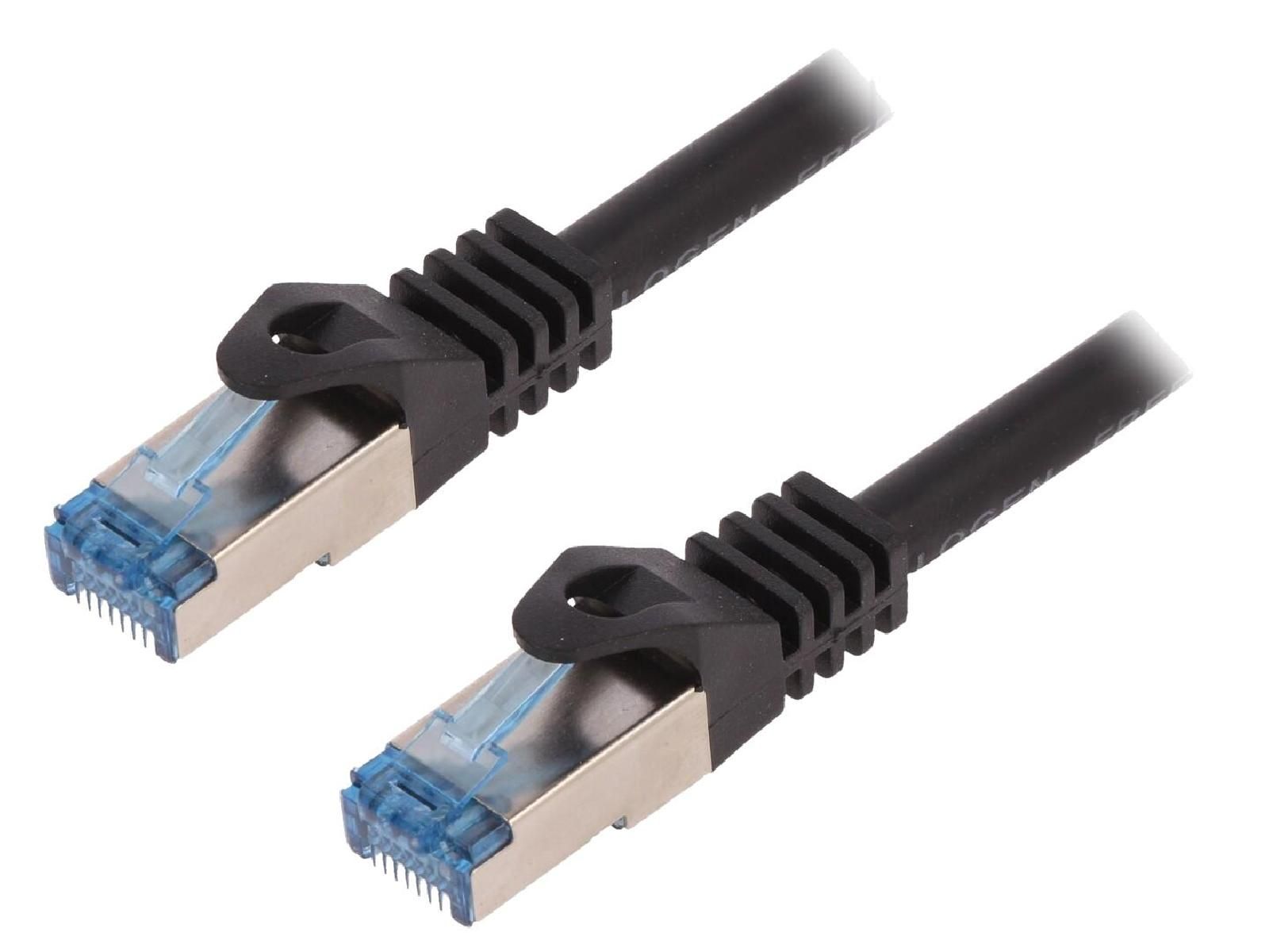 ADNAuto Cat 6a S-FTP Network Cable - 10m Black