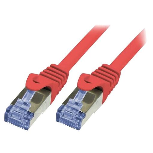 ADNAuto RJ45 Cat 6a S-FTP Network Cable - Red, 3m