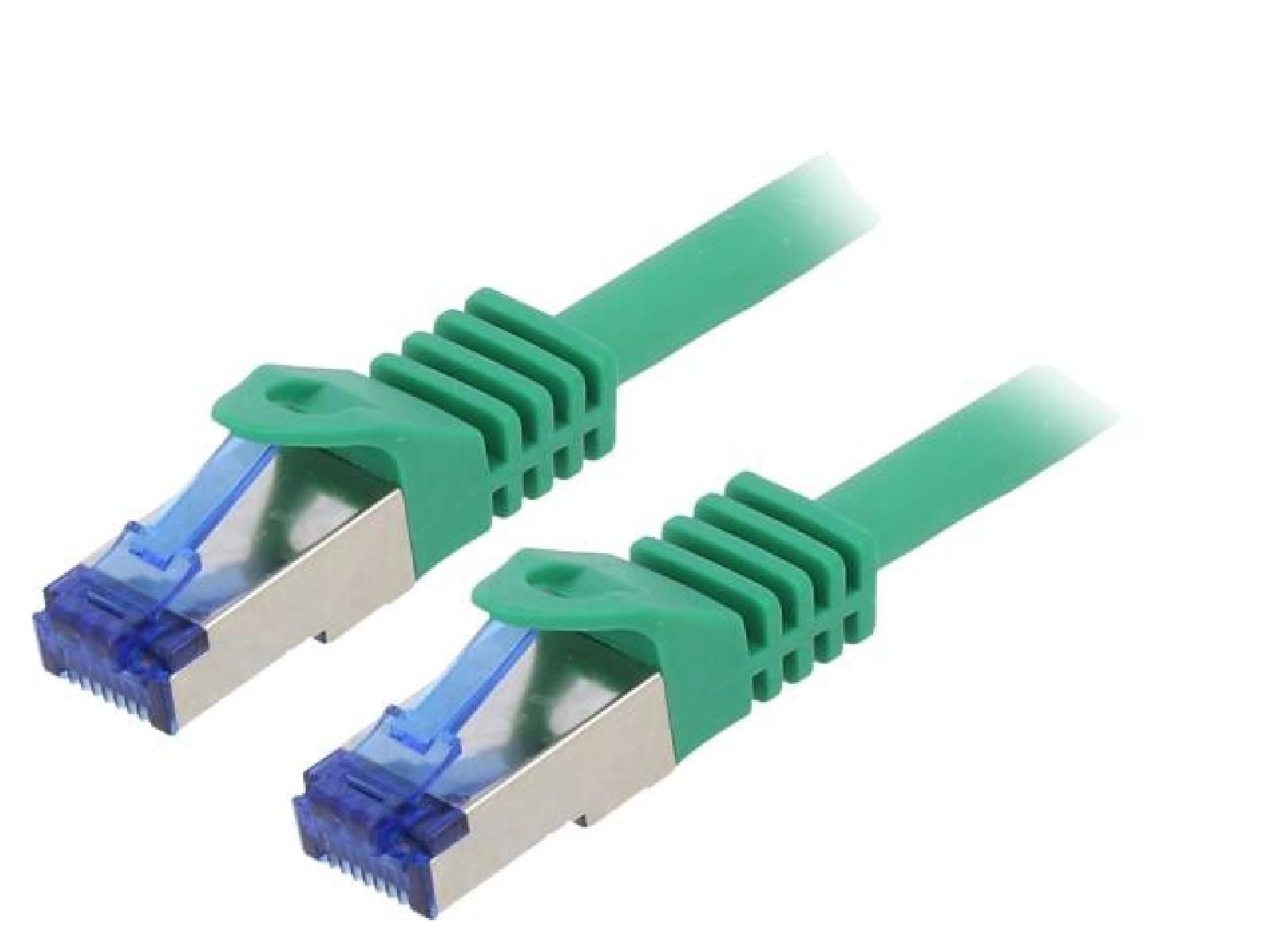 ADNAuto Cat 6a S-FTP Network Cable - Green, 3m