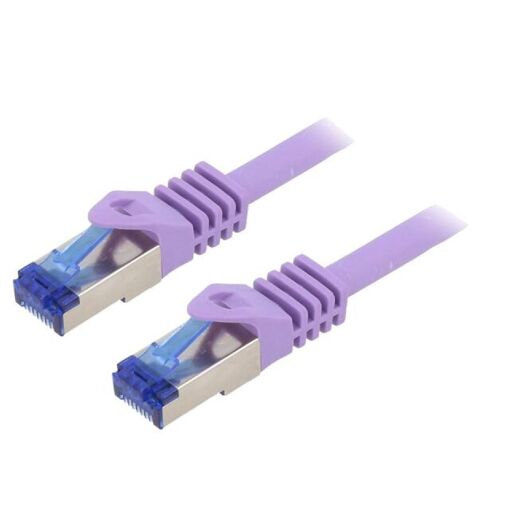 Cable de red ADNAuto RJ45 macho S-FTP Cat 6a violeta - 0,25 m