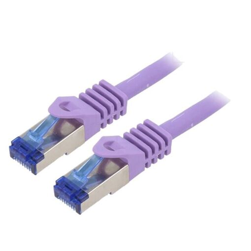 Câble réseau ADNAuto RJ45 mâle S-FTP Cat 6a violet - 1,5 m