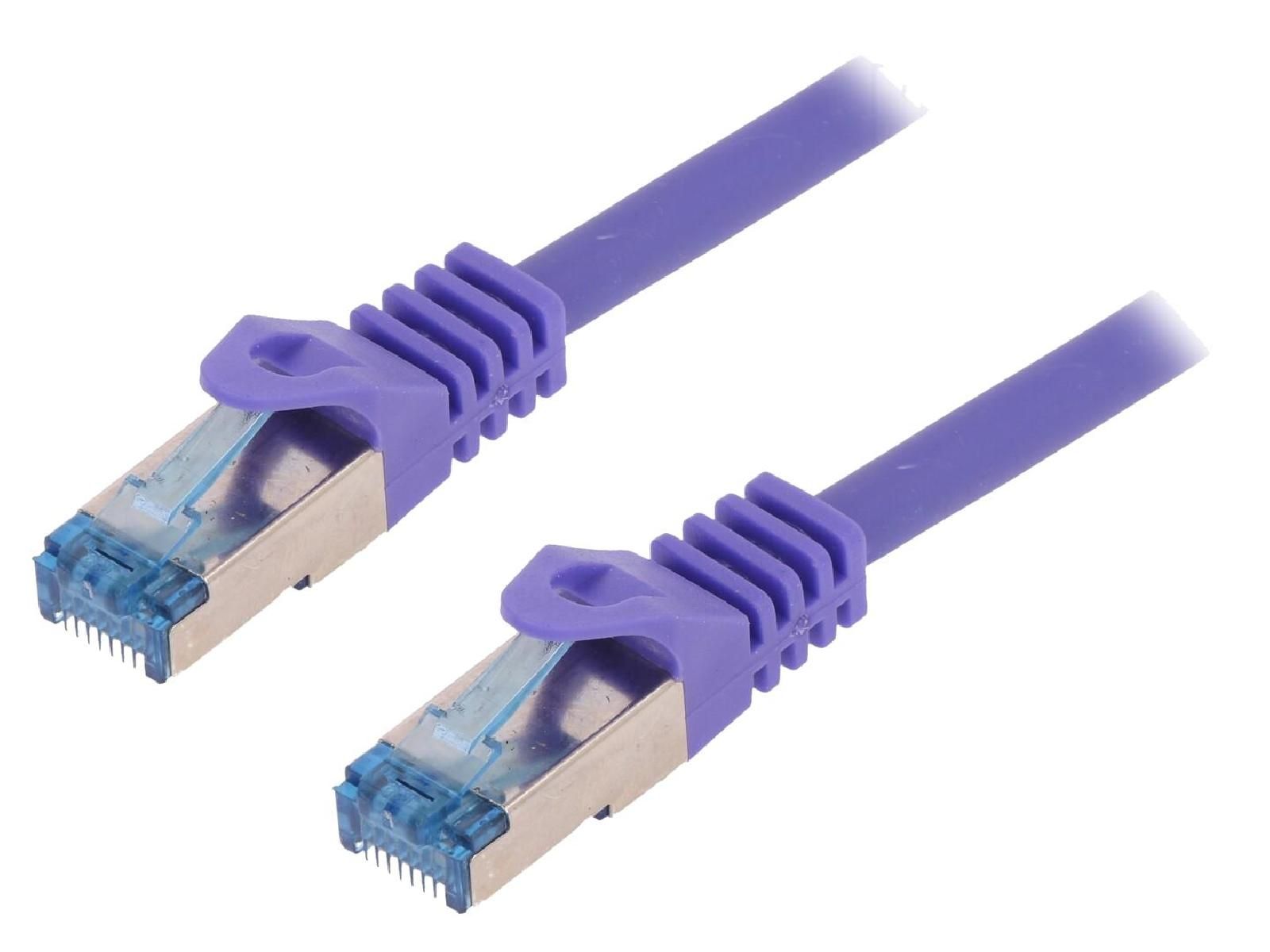 ADNAuto Network Cable RJ45 Male S-FTP Cat 6a Violet - 2m