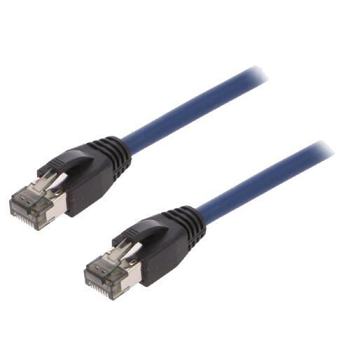 ADNAuto Cat 8.1 S-FTP RJ45 Male Network Cable - Blue - 1m