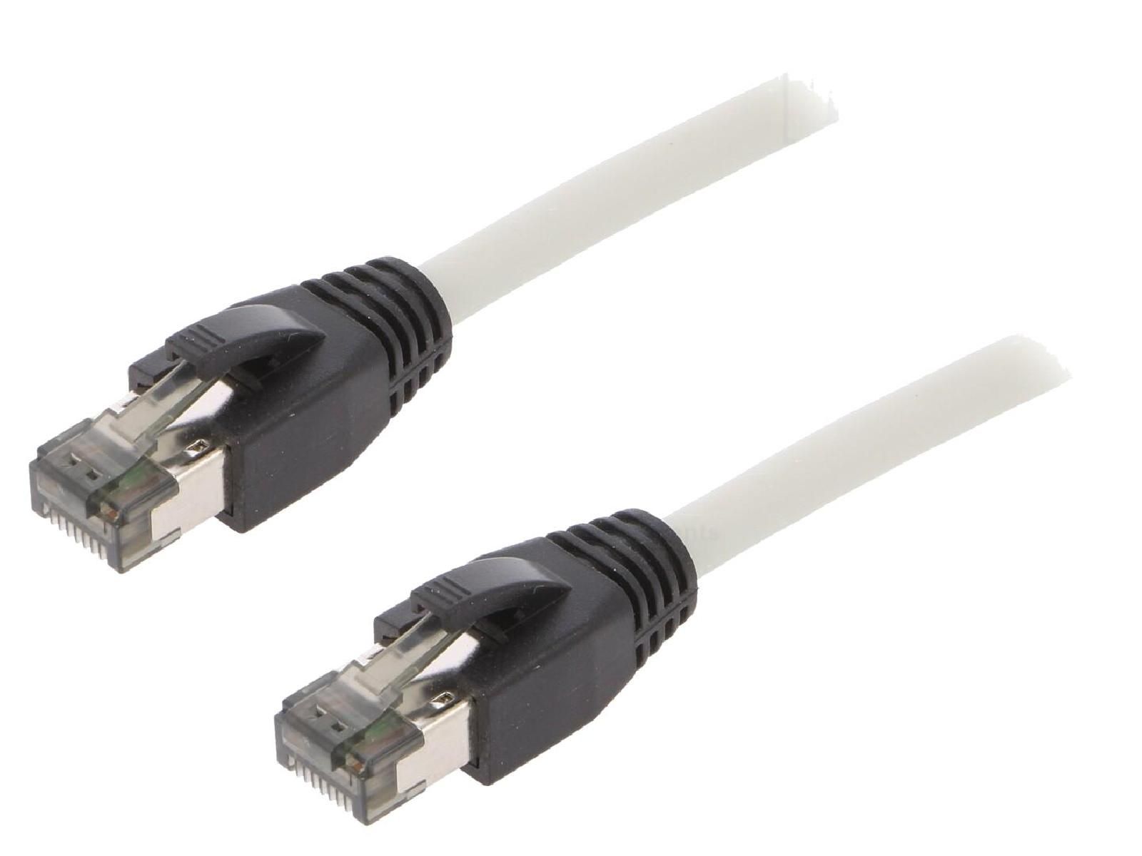ADNAuto RJ45 S-FTP Cat 8.1 Network Cable - Gray - 5m