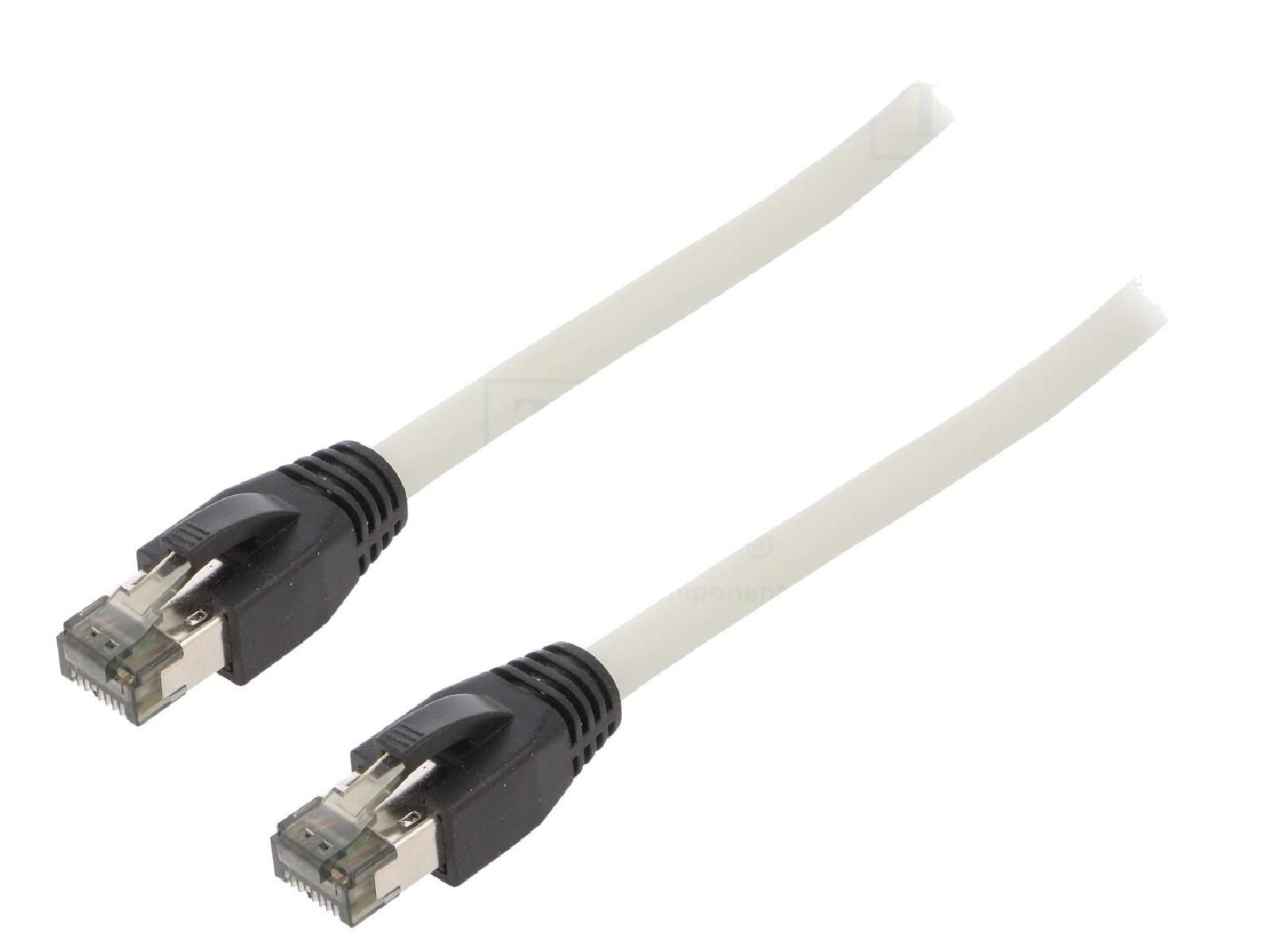 ADNAuto RJ45 S-FTP Cat 8.1 Network Cable - Grey - 10m