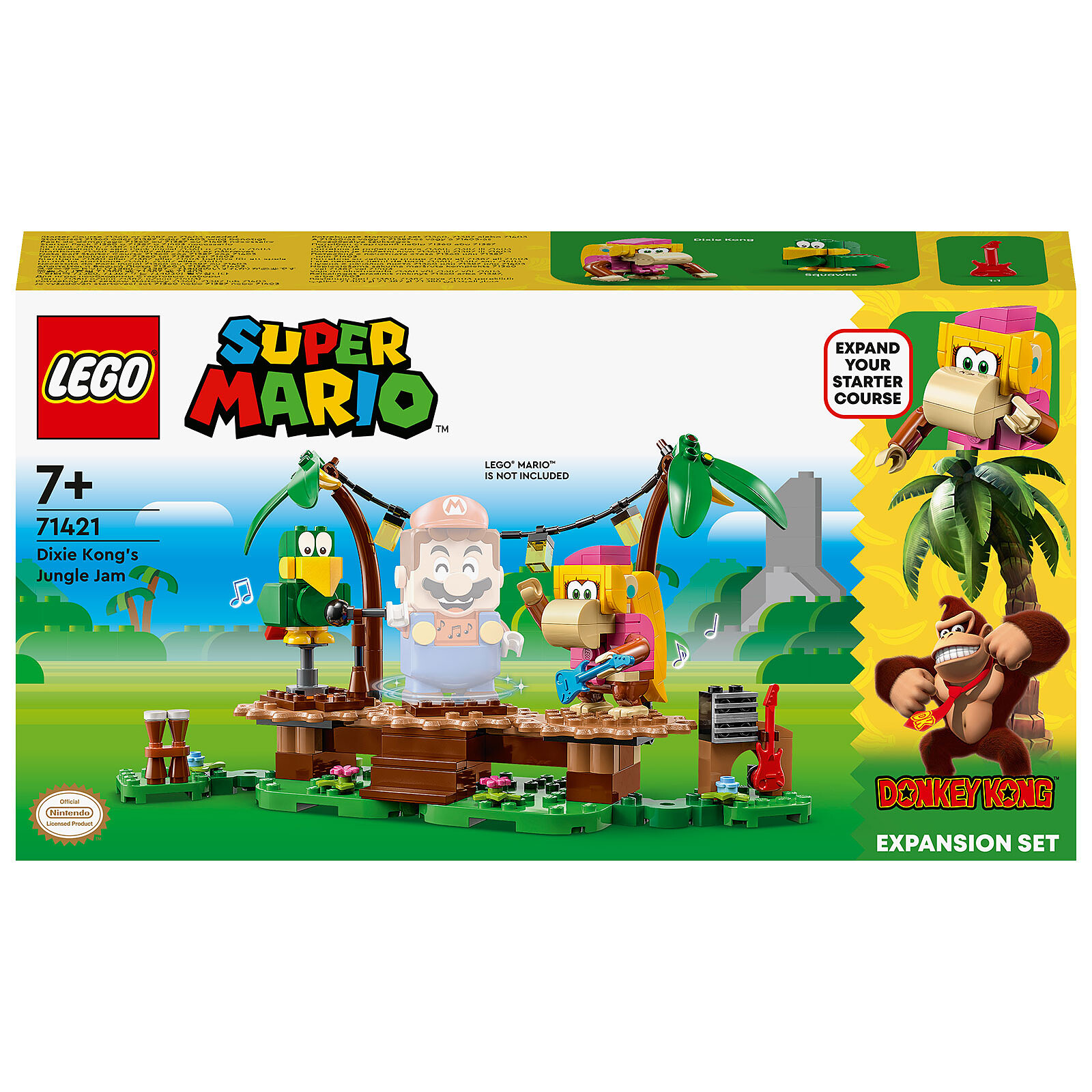 LEGO Super Mario 71421 Dixie Kong Jungle Concert Expansion Set