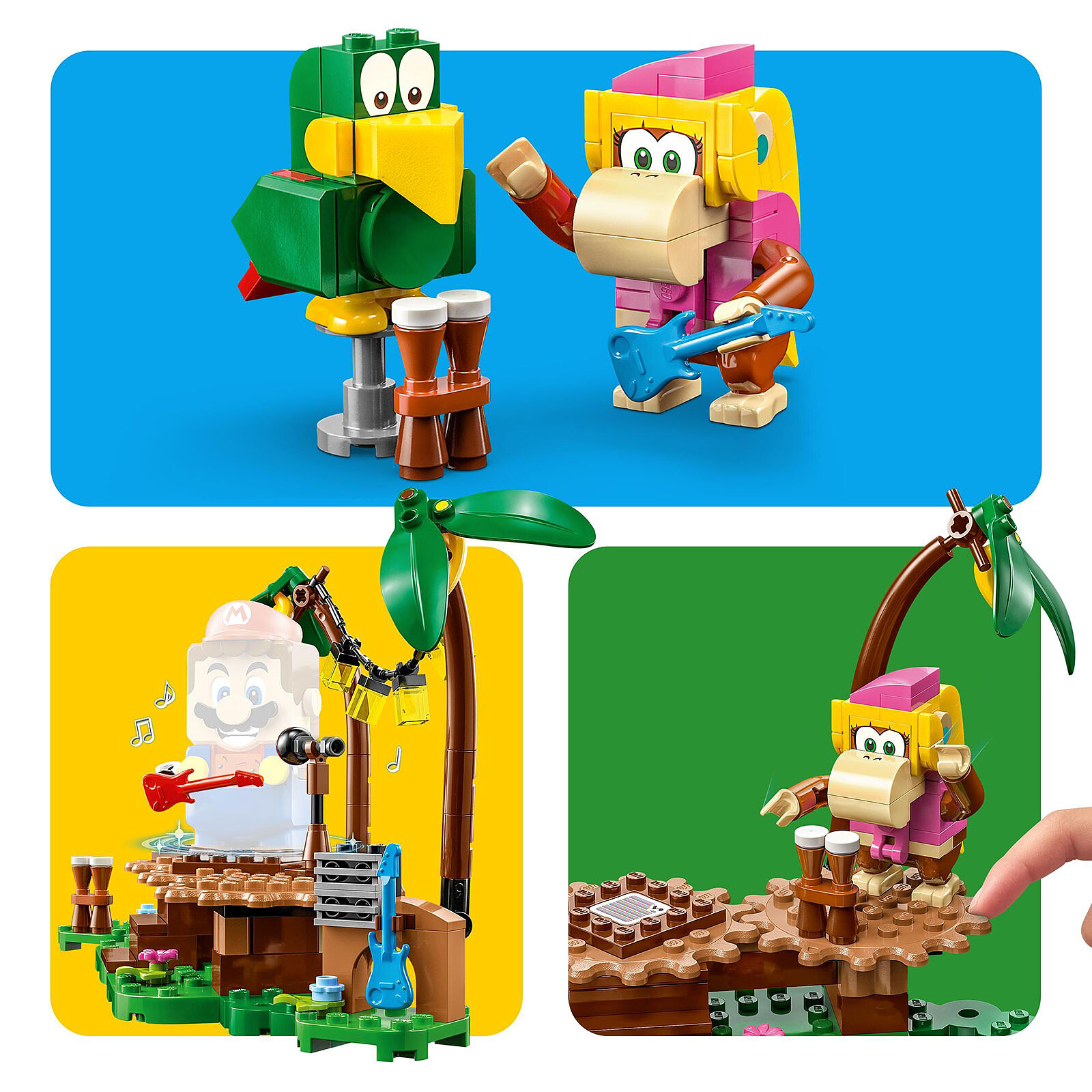 LEGO Super Mario 71421 Dixie Kong Jungle Concert Expansion Set