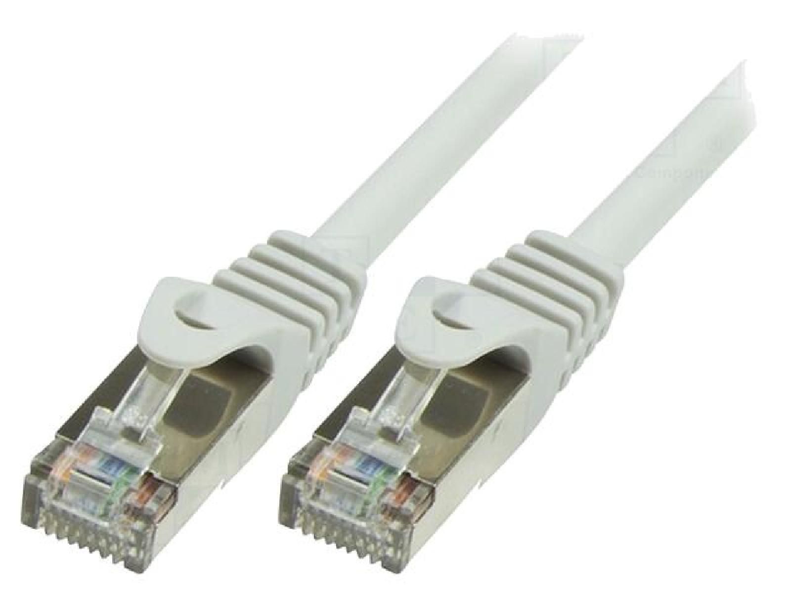 ADNAuto Network Cable RJ45 Male SF-UTP Cat 5e Grey - 0.25m