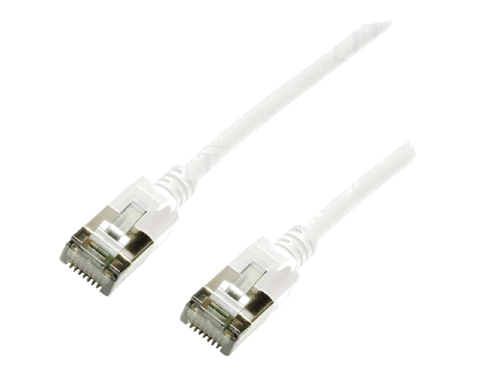 Câble réseau ADNAuto RJ45 UTP Cat.6a Blanc - 0,3m