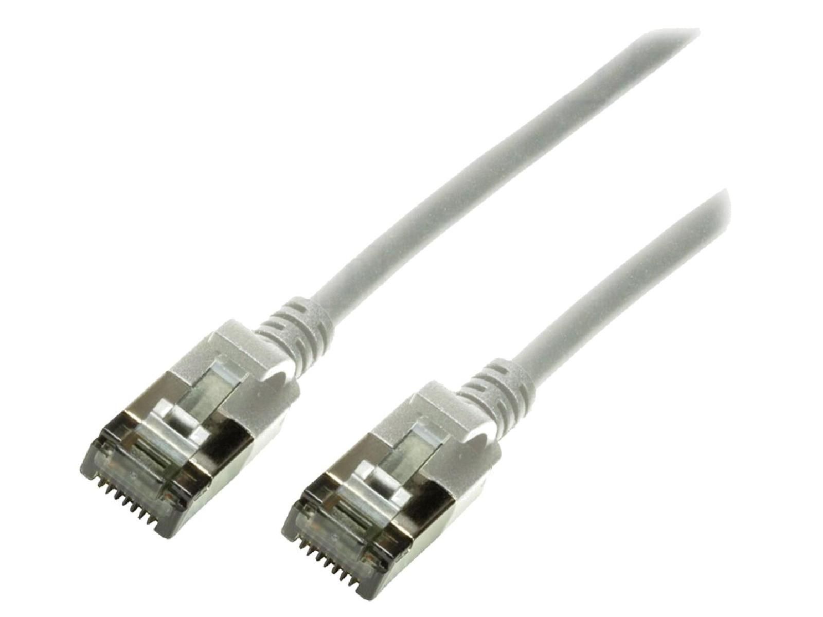 Câble réseau ADNAuto RJ45 mâle U-FTP Cat.6a gris - 3 m