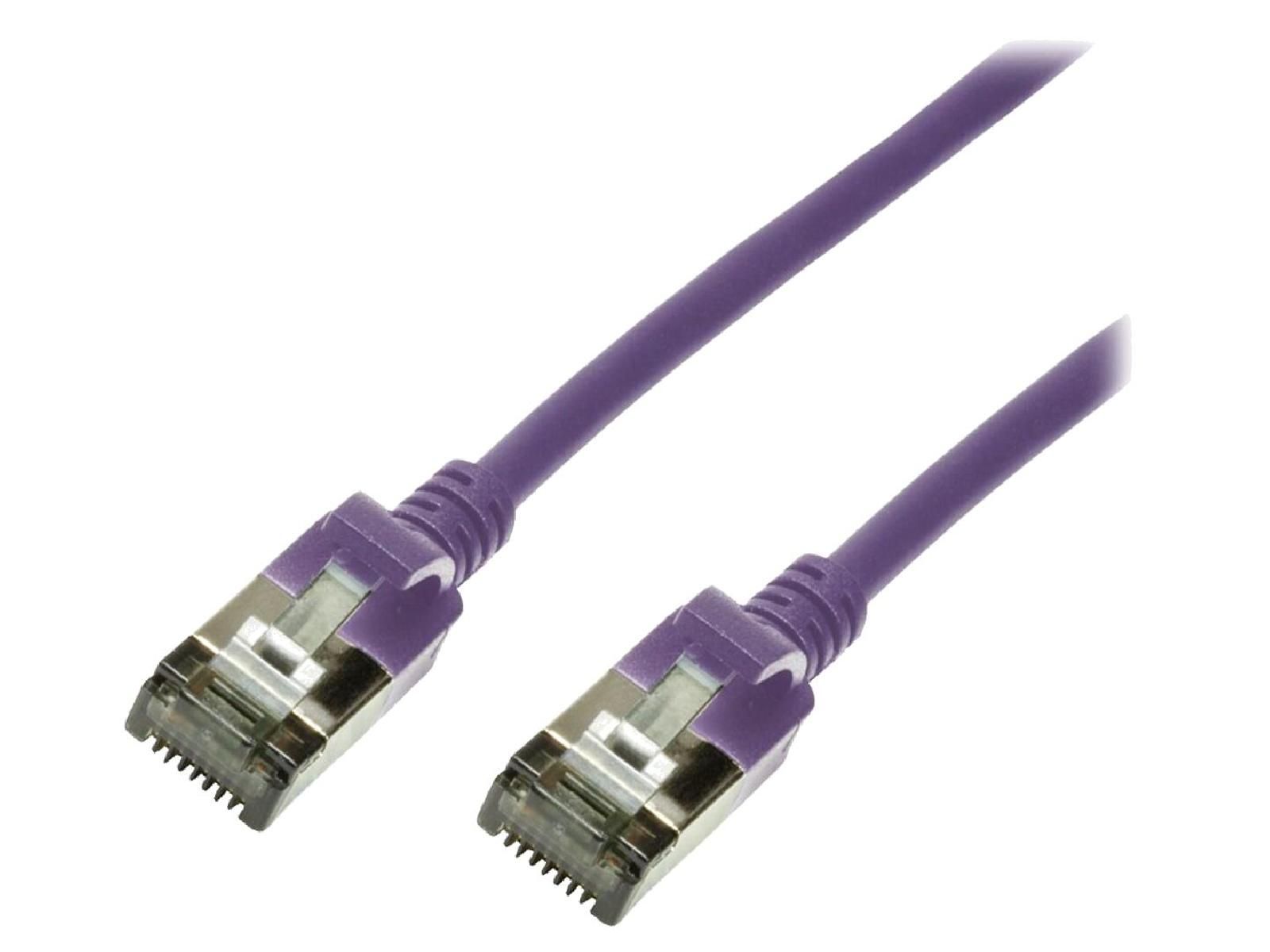 Câble réseau ADNAuto Cat.6a FTP U-TP mâle RJ45 - Violet, 5 m