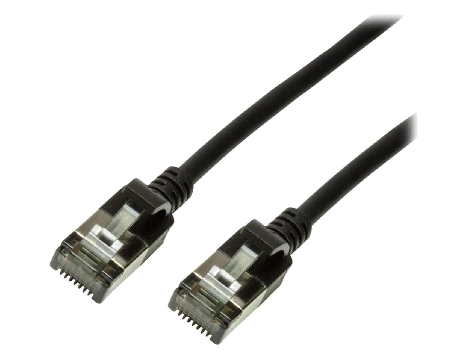 Câble réseau ADNAuto RJ45 mâle UTP Cat 6a Noir - 1m