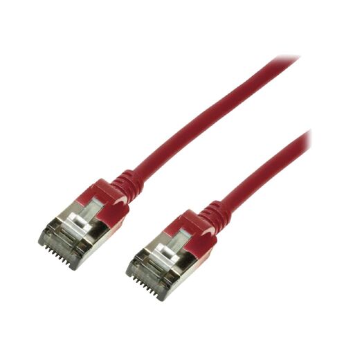 Câble réseau RJ45 U-FTP Cat 6a rouge - 1,5 m
