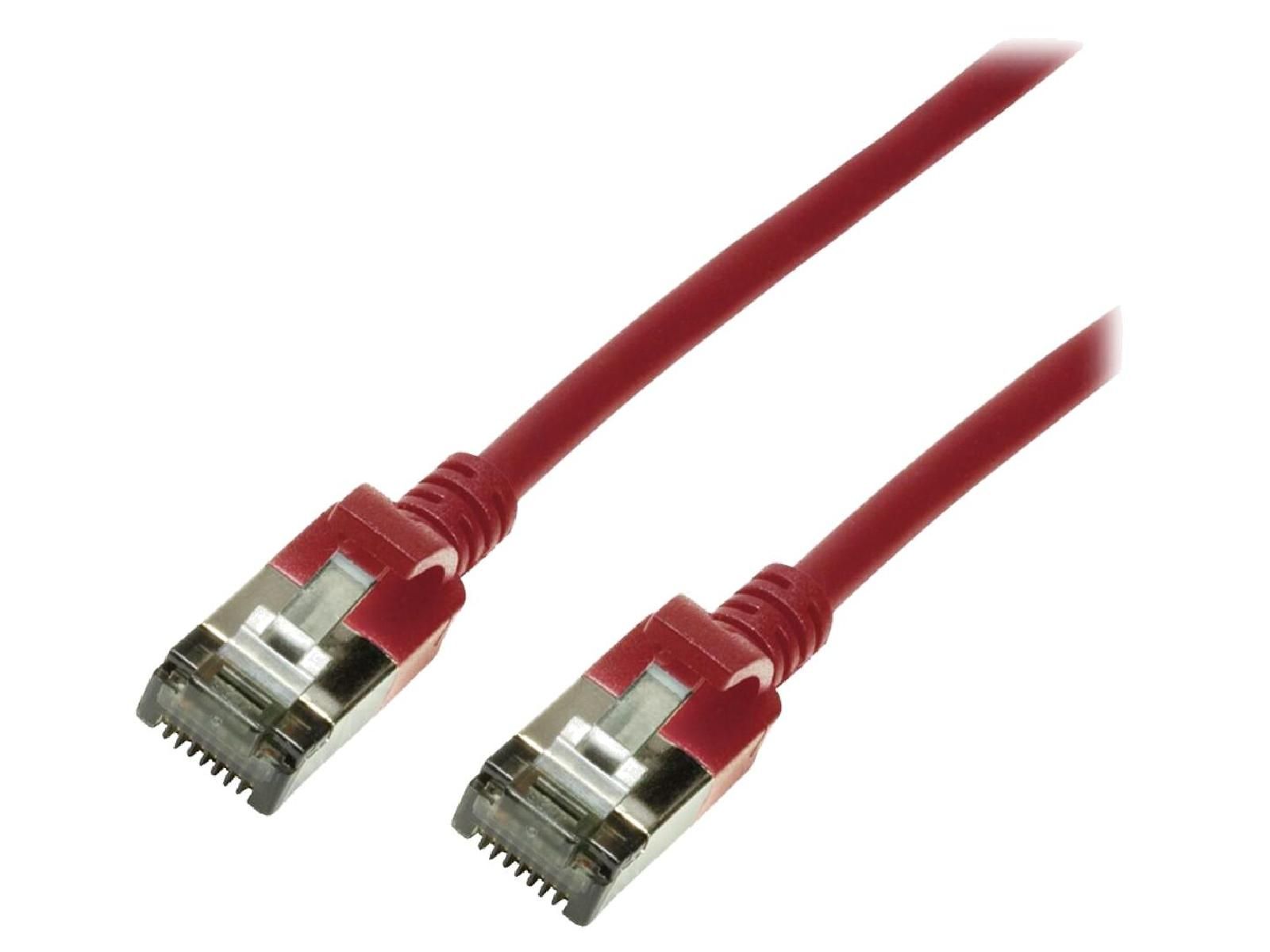 ADNAuto RJ45 U-FTP Cat 6a Network Cable - Red, 1.5m