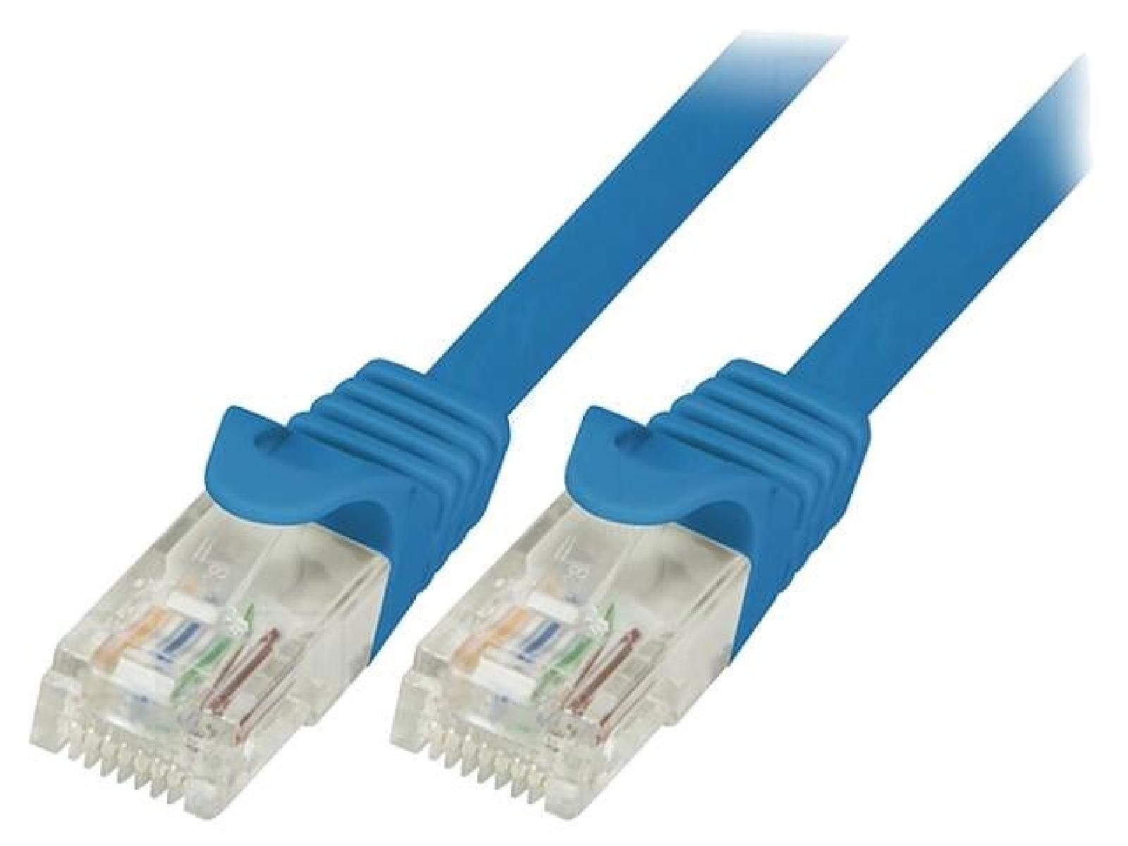 ADNAuto Network Cable RJ45 Male U-UTP Cat.5e Blue - 0.5m