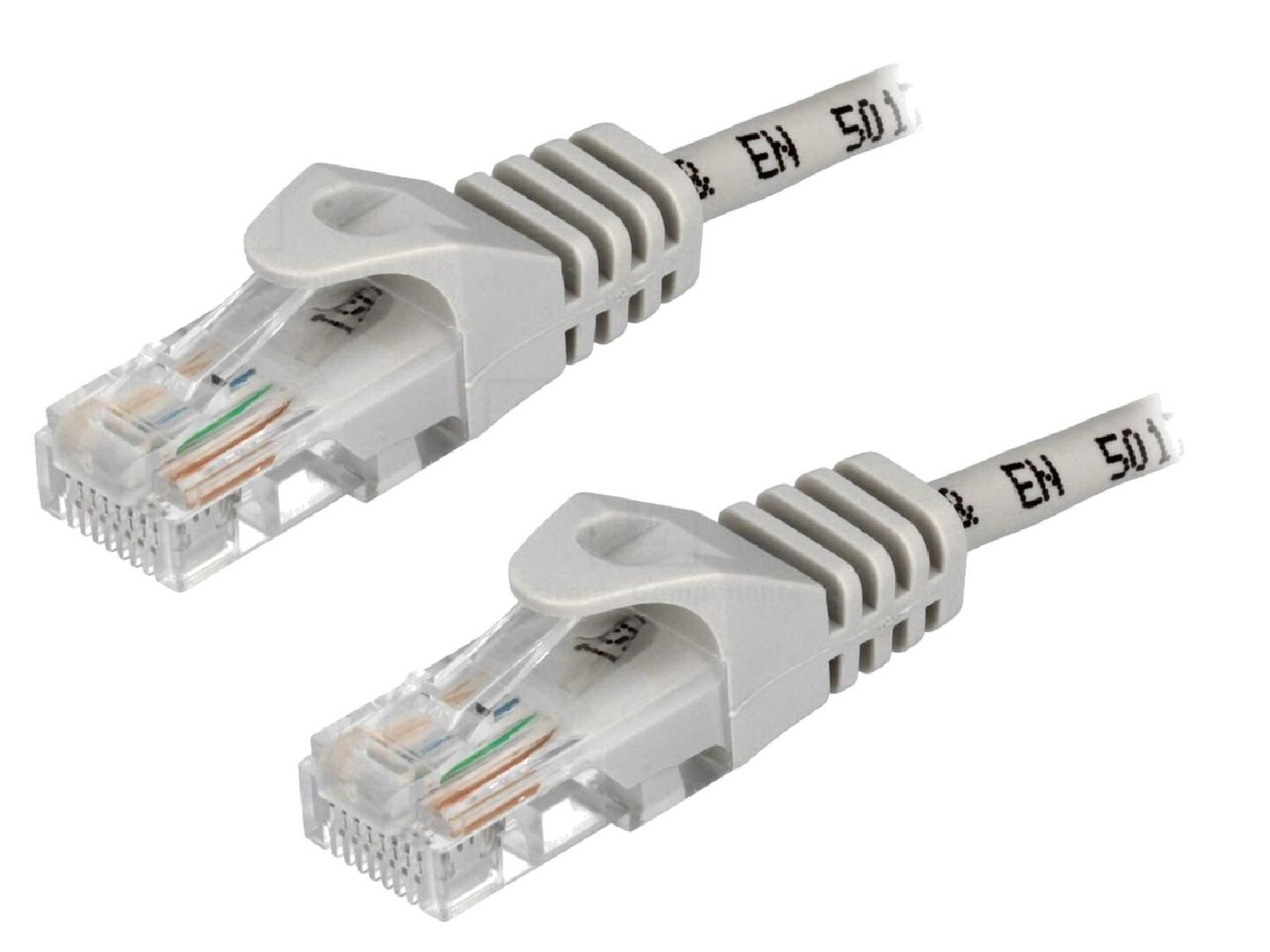 ADNAuto Network Cable RJ45 Male U-UTP Cat.5e Grey - 0.5m