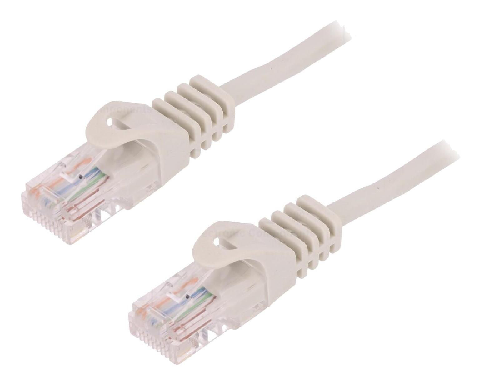 ADNAuto Network Cable RJ45 Male U-UTP Cat.5e Grey - 1.5m