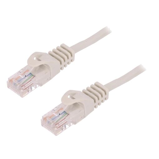 Cable de red RJ45 macho U-UTP Cat.5e gris - 1,5 m