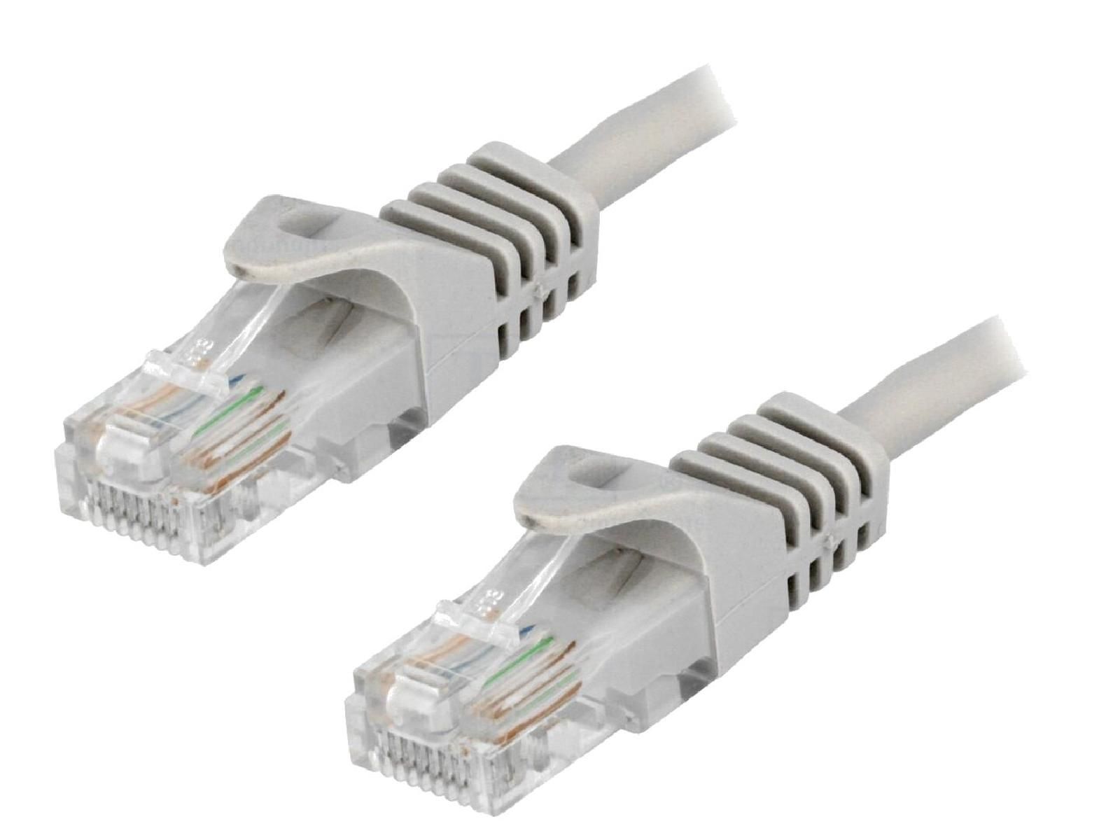 ADNAuto Network Cable RJ45 Male U-UTP Cat.5e Grey - 20m