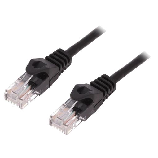 Cable de red ADNAuto RJ45 macho UTP Cat.5e - 1,5 m Negro