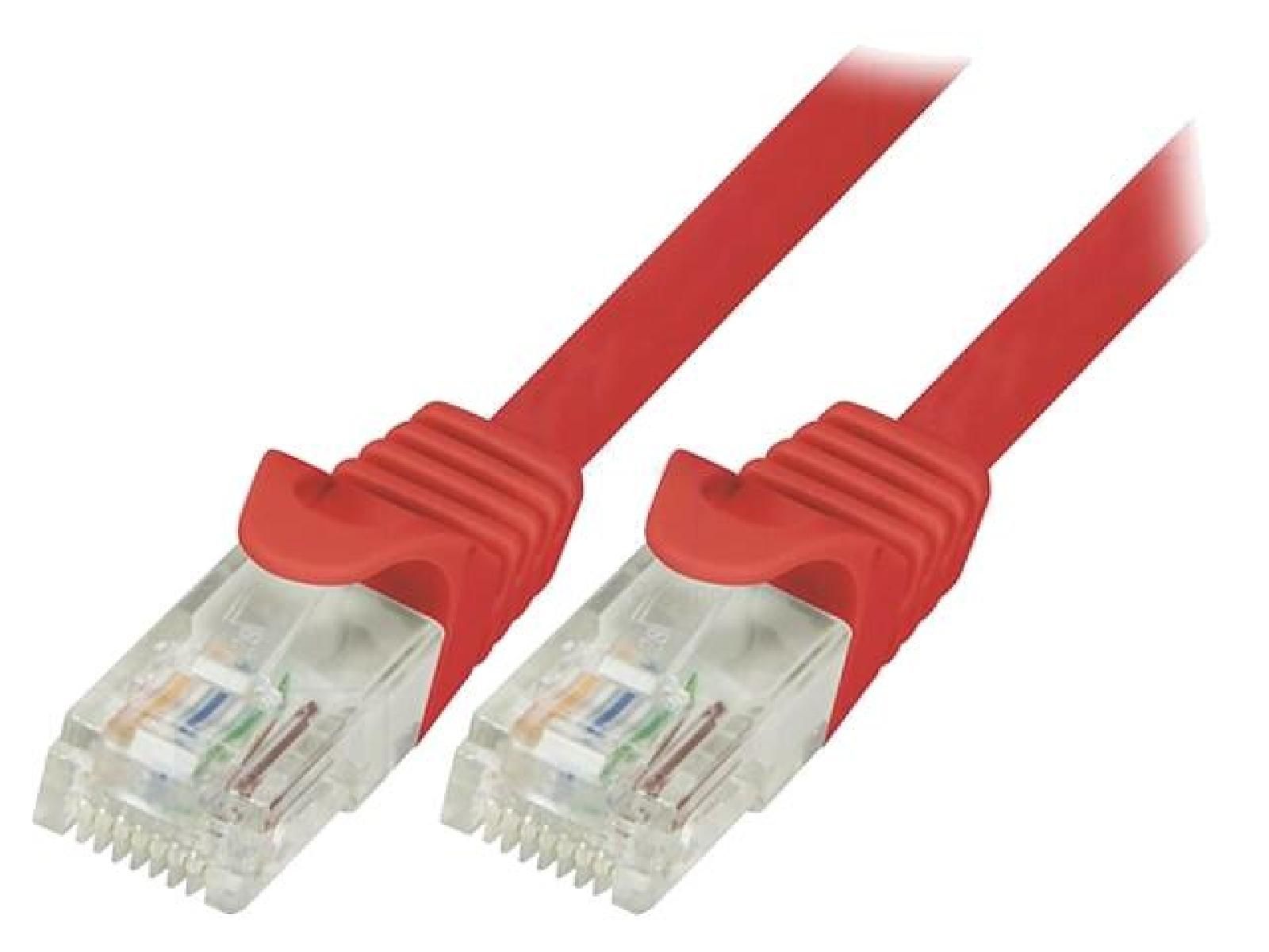 ADNAuto Cat.5e RJ45 Male U-UTP Network Cable - Red - 3m