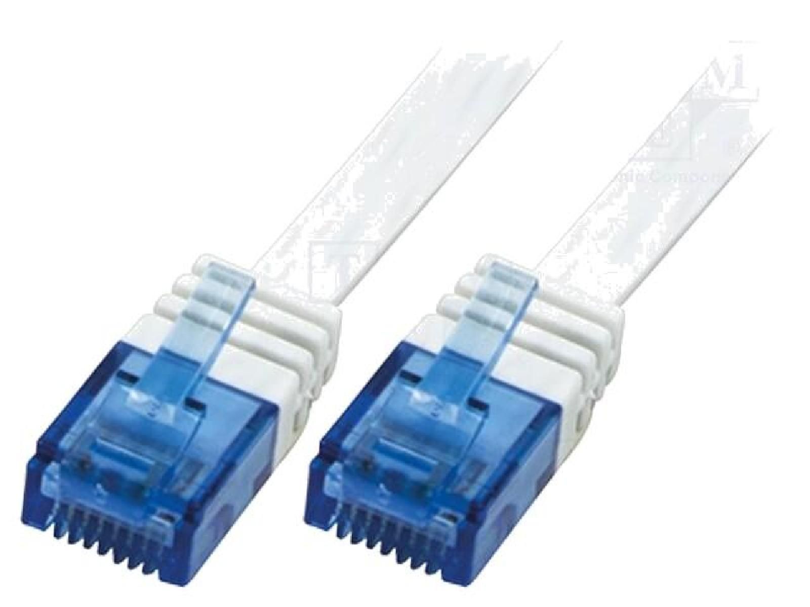 ADNAuto Cat.6 UTP RJ45 Male Cable - 0.5m White