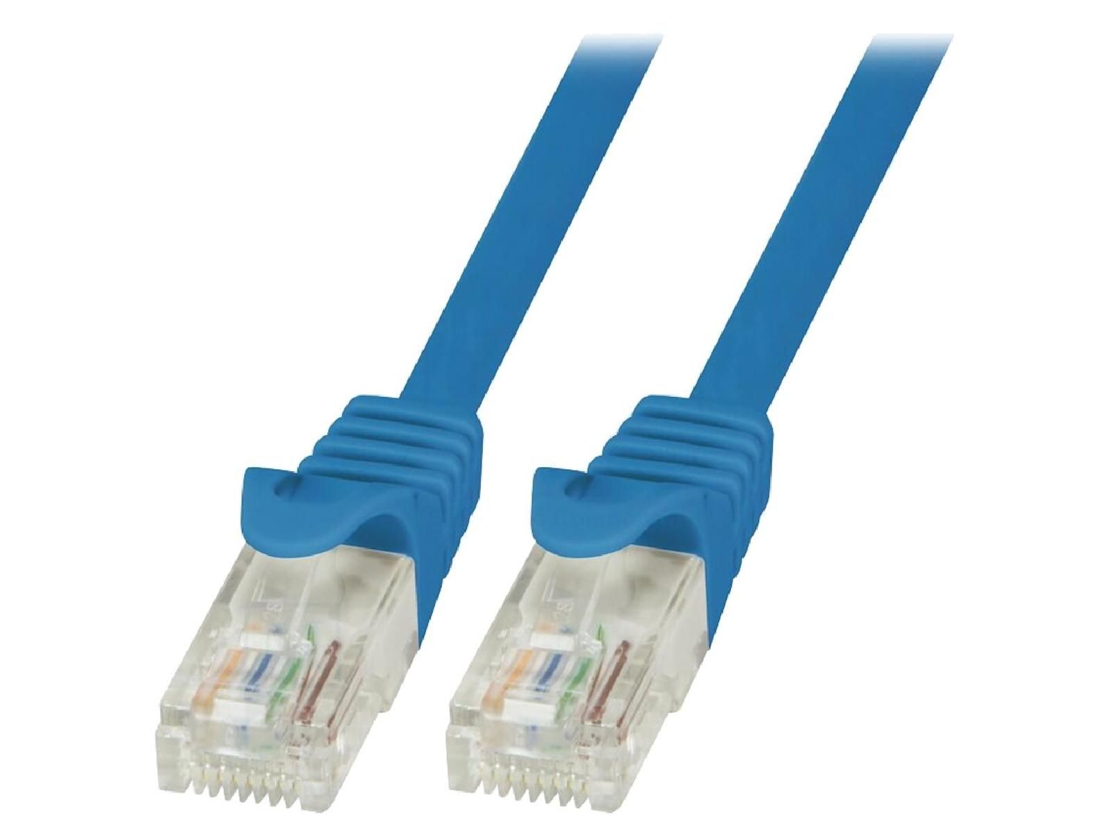 Cable de red RJ45 macho U-UTP Cat.6 azul - 1,5 m