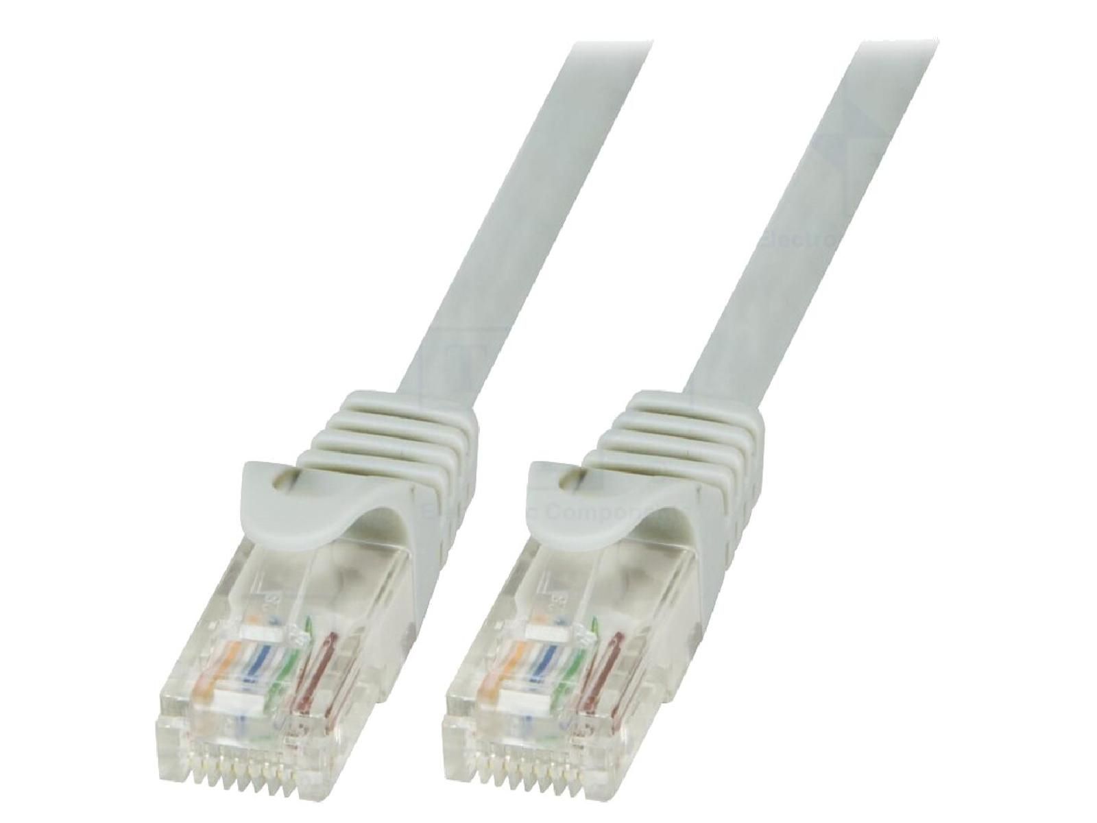 ADNAuto Cat.6 UTP RJ45 Male Network Cable - 0.25m Grey