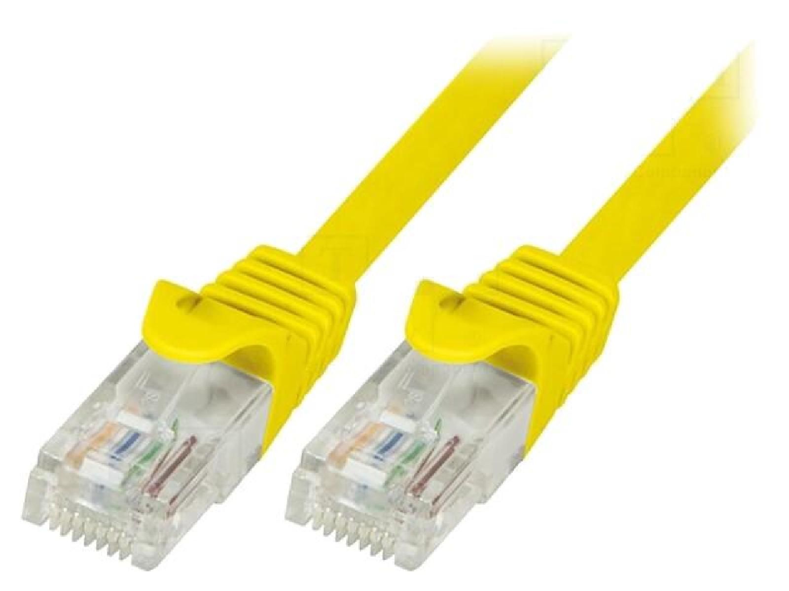 ADNAuto Cat.6 U-UTP RJ45 Male Network Cable - Yellow - 2m