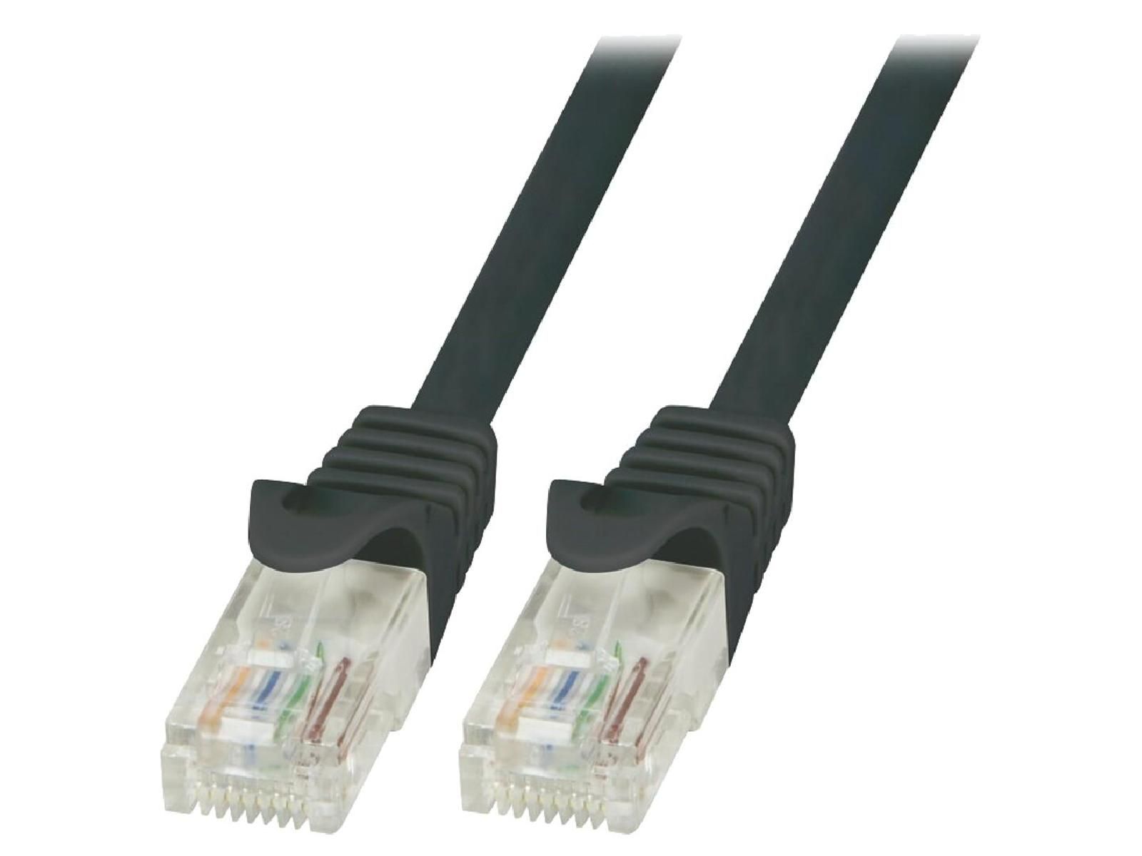 ADNAuto Cat.6 UTP RJ45 Male Cable - Black, 1.5m