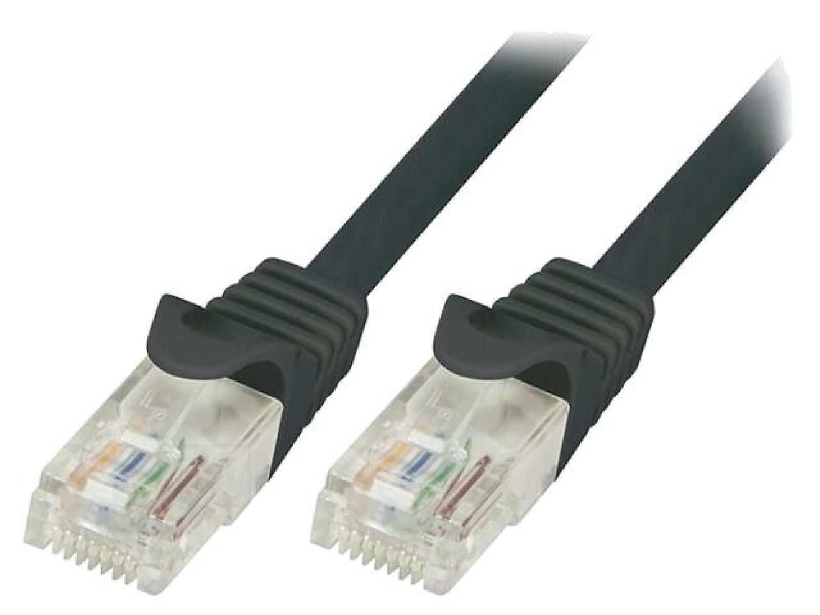 ADNAuto Cat.6 U-UTP RJ45 Male Network Cable - Black - 10m