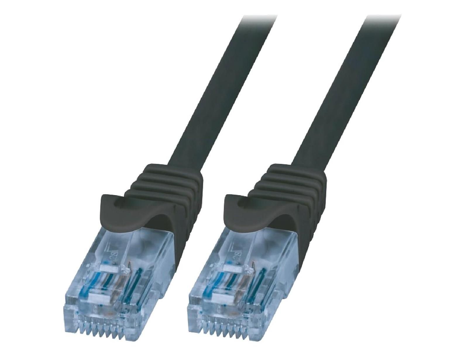 ADNAuto Cat.6a UTP RJ45 Male Cable - Black, 5m