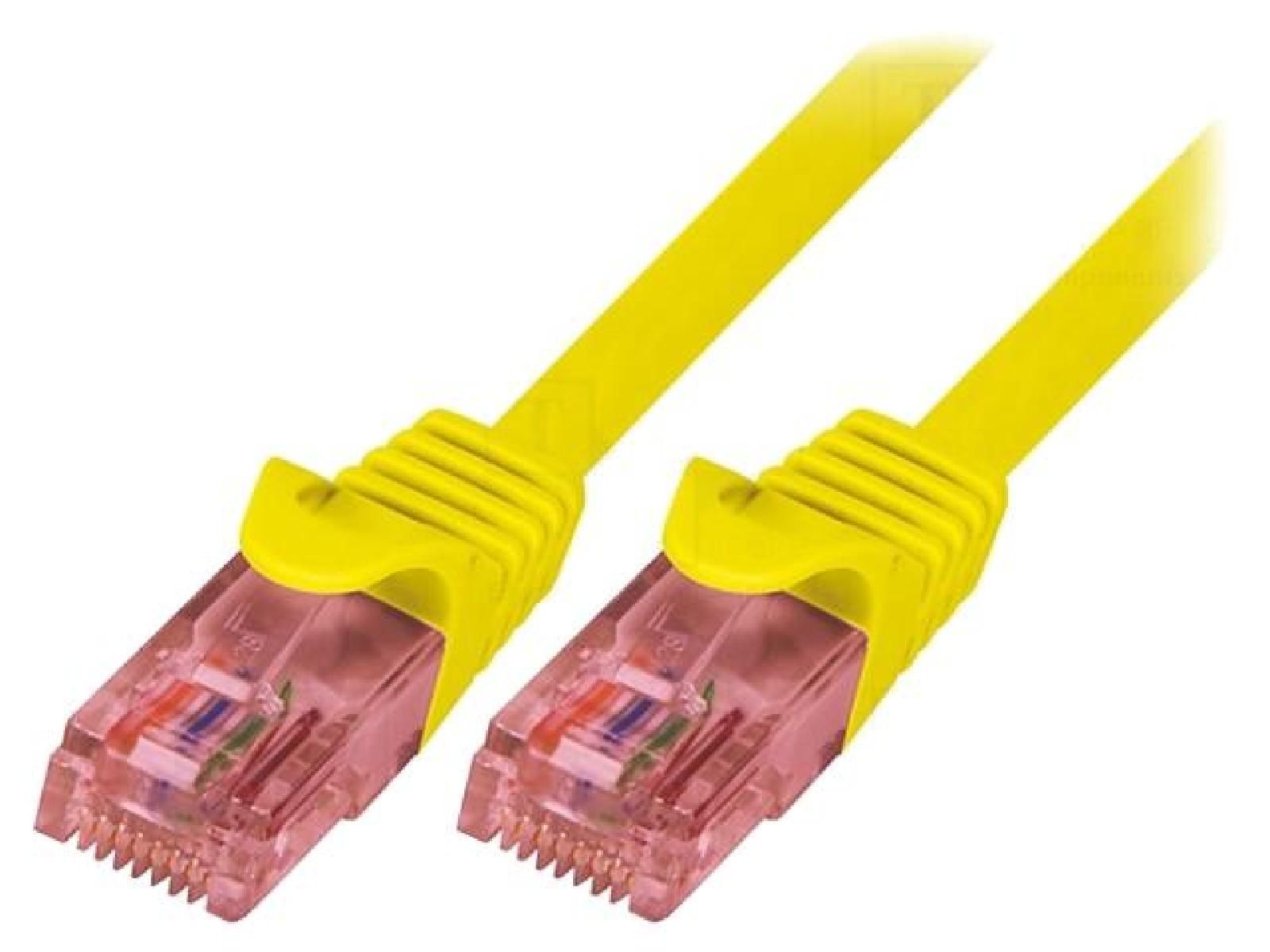 ADNAuto Cat 6 RJ45 UTP Network Cable - Yellow, 0.5m