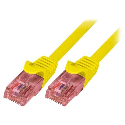 Câble réseau ADNAuto RJ45 UTP Cat 6 jaune, 0.5 m
