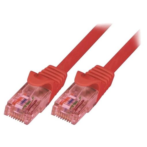 ADNAuto Cat 6 RJ45 UTP Network Cable - Red, 0.25m