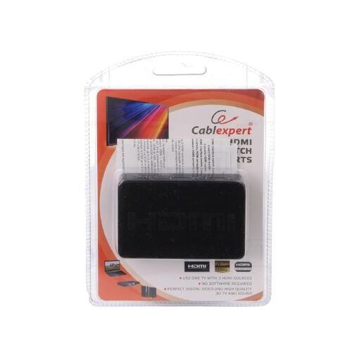 Conmutador ADNAuto HDCP.HDMI 1.4 Femenino X4 Negro