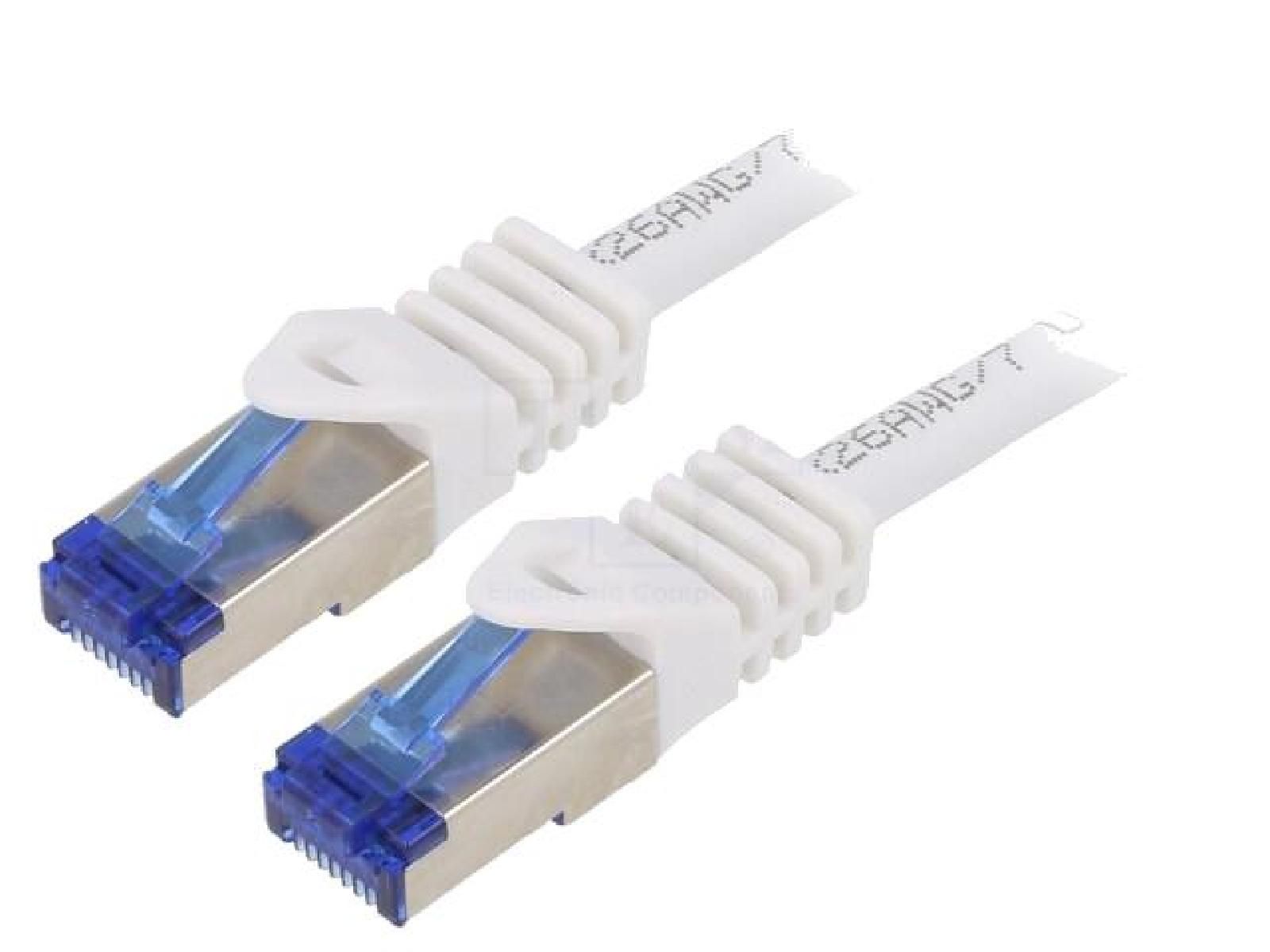 ADNAuto S-FTP Cat.6a Connection Cable - 2m (White)