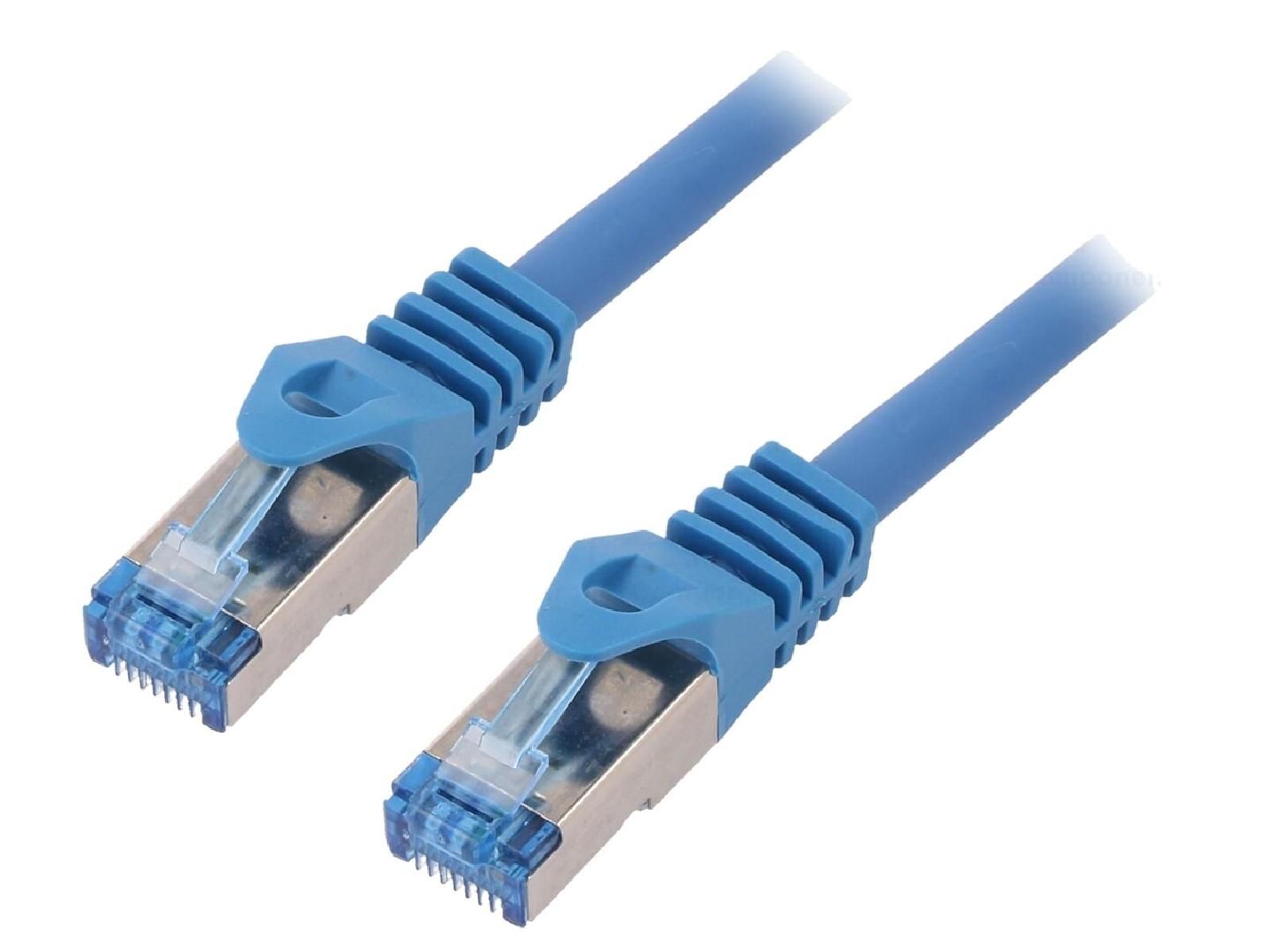 ADNAuto S-FTP Cat.6a Connection Cable - Blue - 1.5m