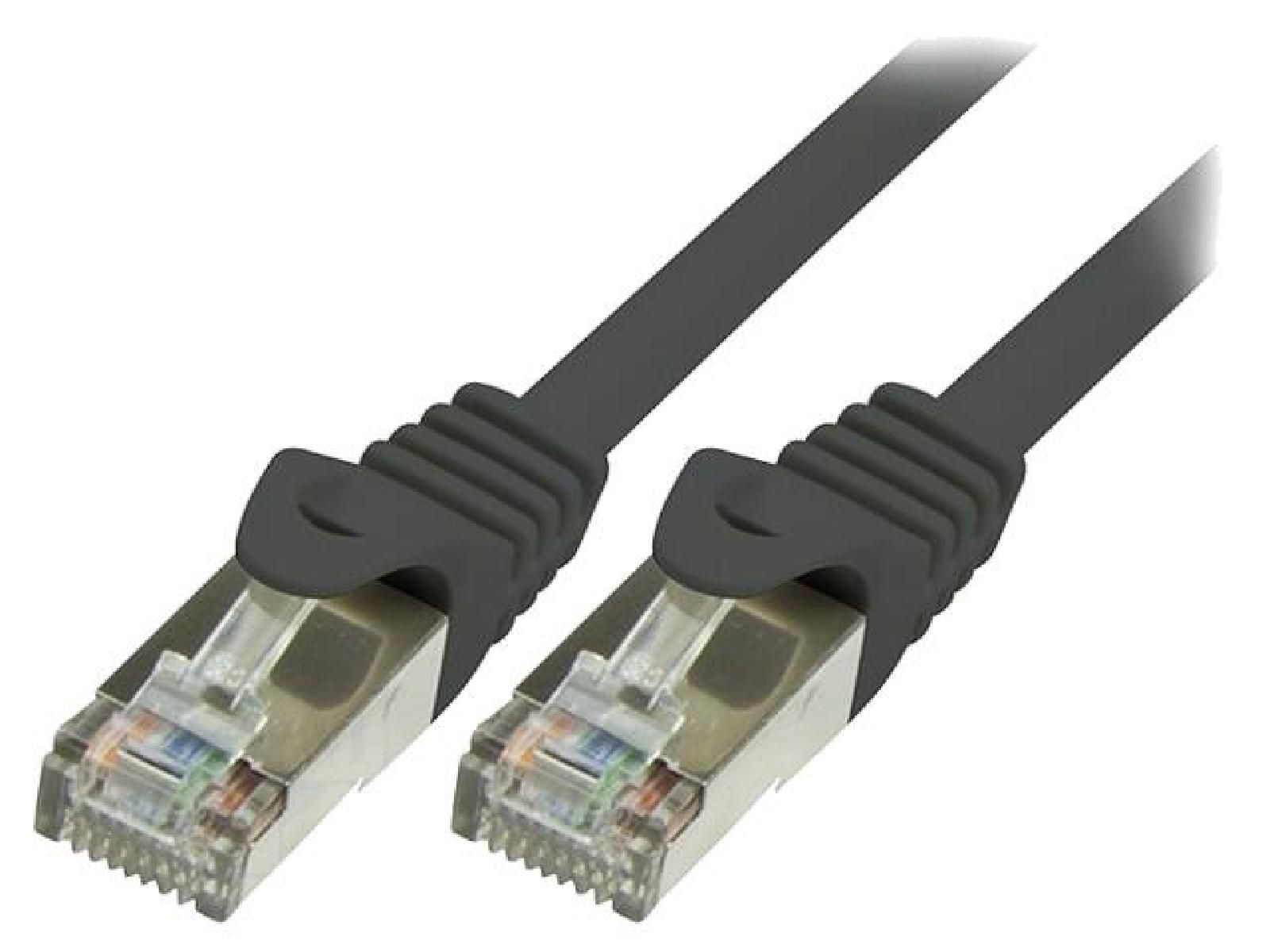 ADNAuto F-UTP Cat.5e Connection Cord - 0.5m Black