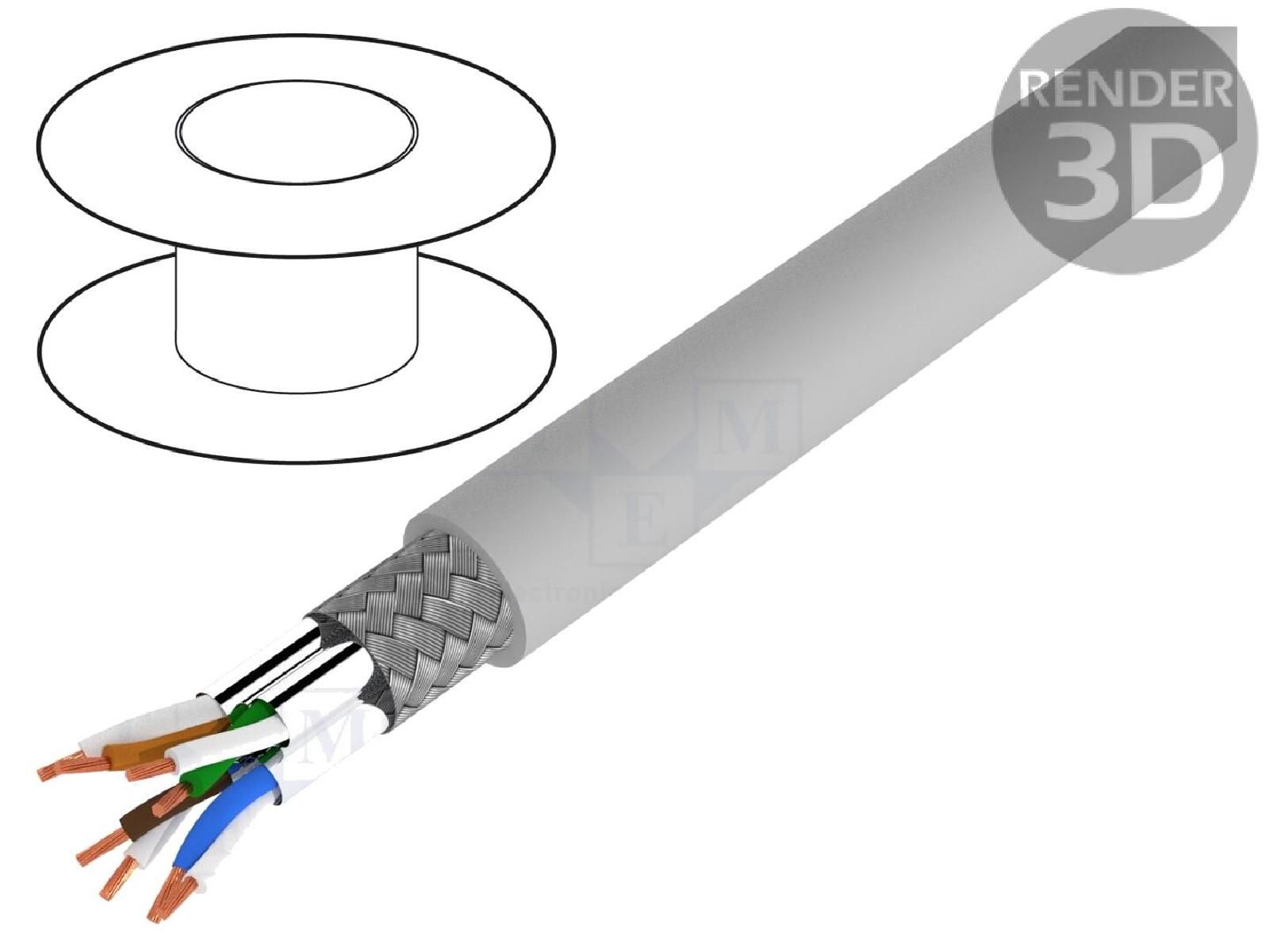 ADNAuto S-FTP Cat6 100m Cable - Gray