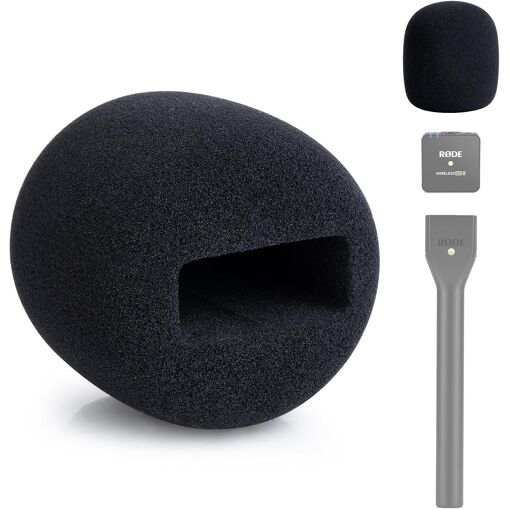 Rode Wireless GO II/Pro Microphone Wind Screen