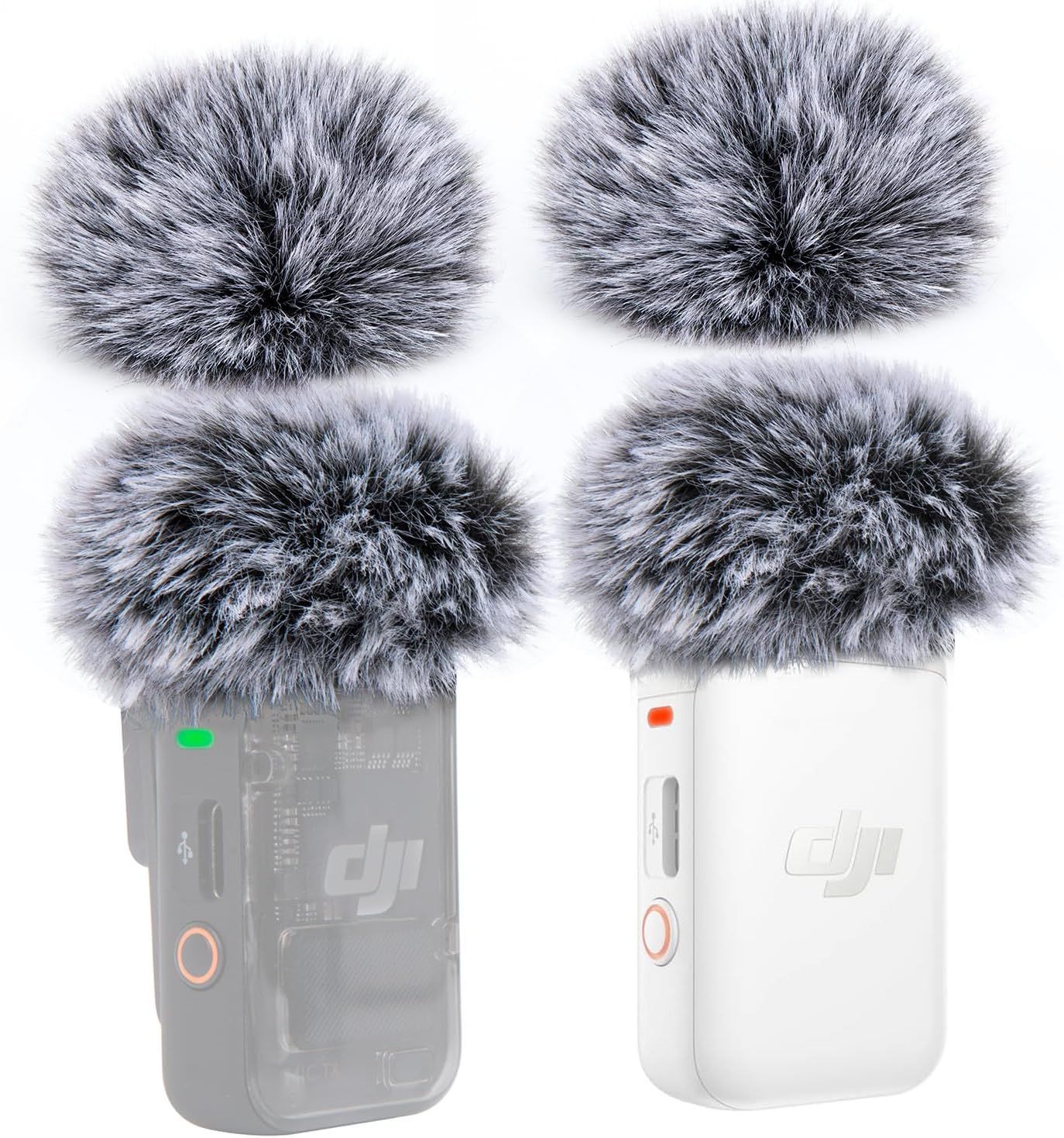 DJI Mic 2 & Osmo Pocket 3 Anti-Pop Filters Set (4-Pack)
