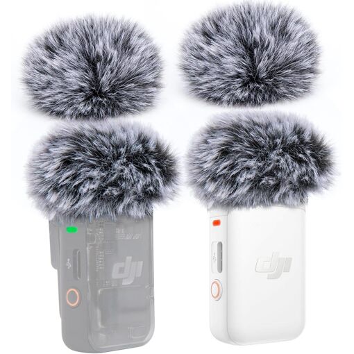 DJI Mic 2 & Osmo Pocket 3 Anti-Pop Filters Set (4-Pack)